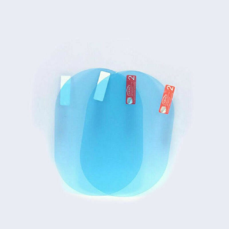 Set 2 folii transparente anti-ploaie pentru lentile spate auto – protecție impermeabilă, autocolant universal 100x145mm