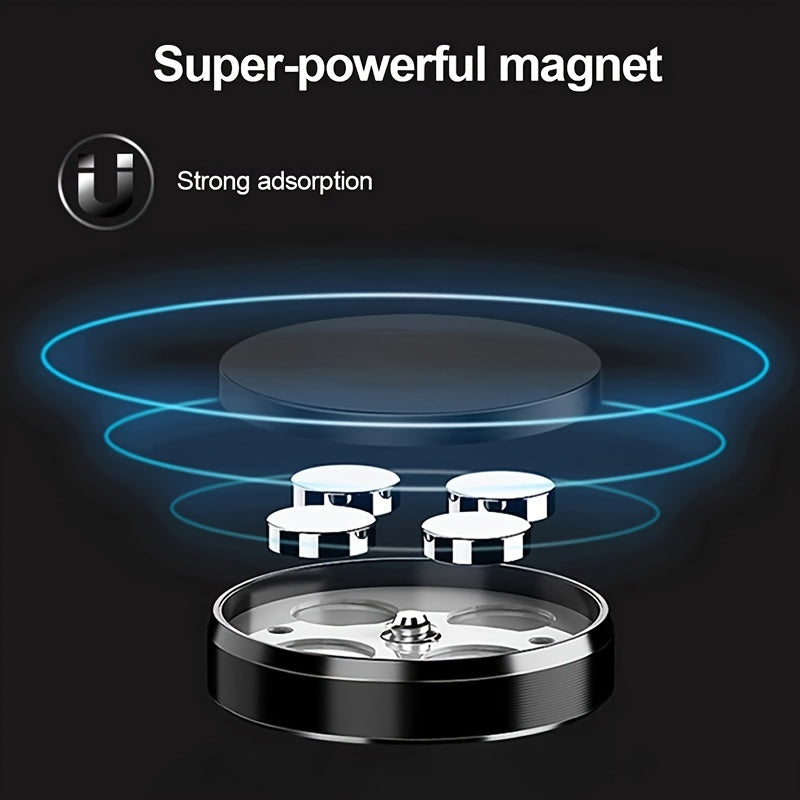Suport magnetic rotund multifuncțional pentru telefon – auto, birou sau acasă