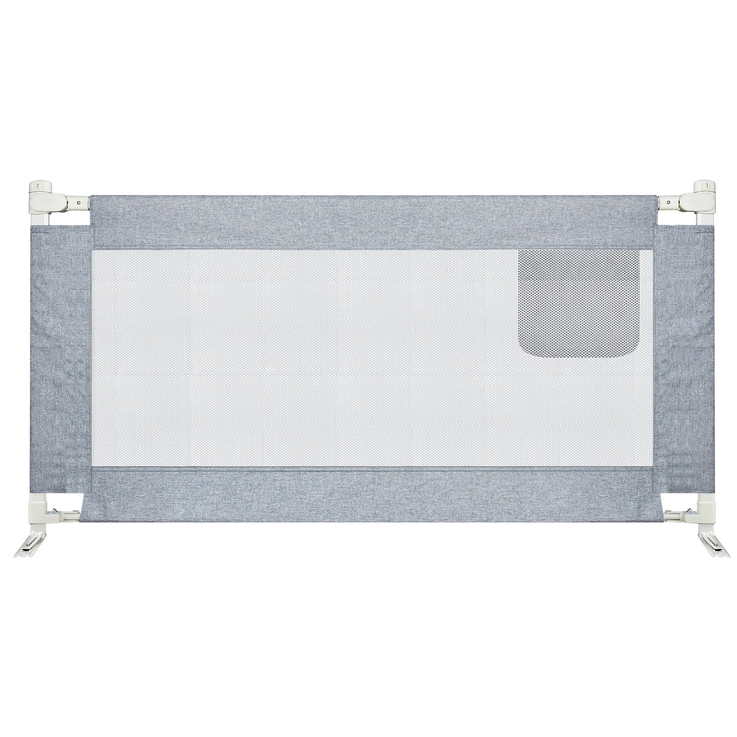 Parapetto Letto Regolabile con Cintura – Dispositivo Anti-Caduta, Grigio
