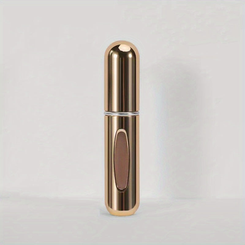 Mini Atomizzatore Profumo Portatile Ricaricabile – Flacone Spray in Alluminio per Viaggio, Multi-Colore, Senza Profumo, Design Compatto