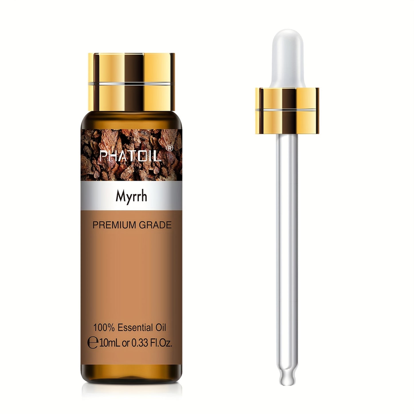 PHATOIL Olio Essenziale Puro 10ml – Aromaterapia, Rilassante e Rivitalizzante, Multiuso, Qualità Premium, Flacone Anti-UV a Prova di Perdite
