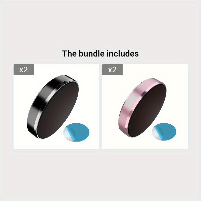 Suport magnetic rotund multifuncțional pentru telefon – auto, birou sau acasă