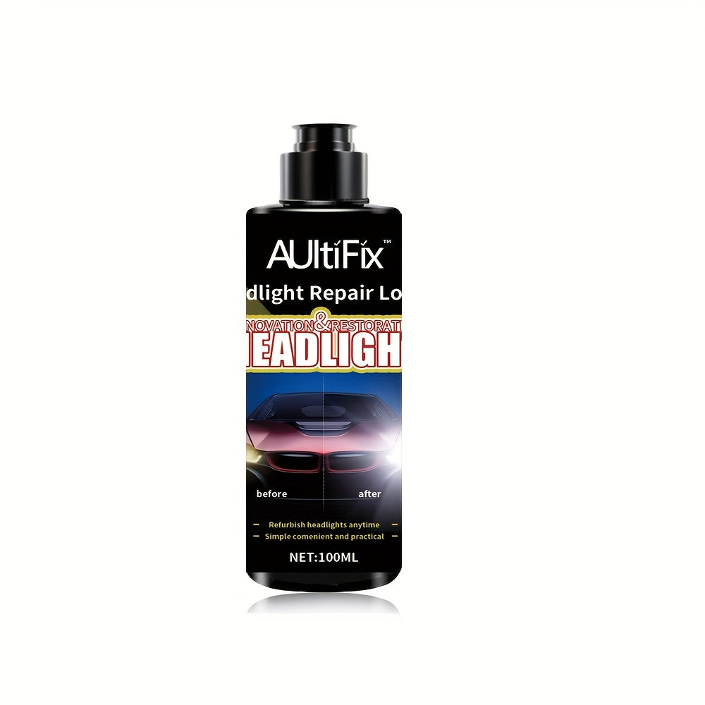 Cremă reparatoare faruri AUTO AULTIFIX 100ml – anti-oxidare și reparare zgârieturi, polish PVC, universal pentru întreținerea și îngrijirea farurilor auto