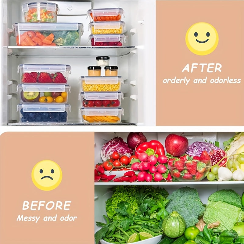 48-Piece Food Storage Container Set, Kitchen Organizers, Leakproof Meal Prep Containers, Local Warehouse - Airtight, BPA-Free, Easy-Snap Lids, Stackable. Includes 24 Lunch Containers, 24 Lids, Free Labels, and Marker for Pantry and...