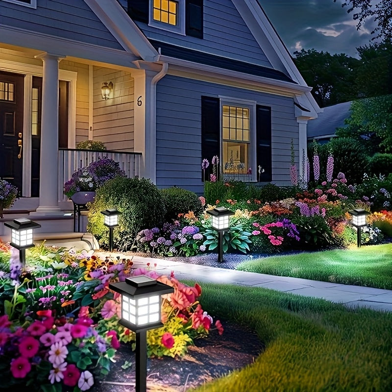 Solar Outdoor Path Lights – 24/12/6/2 Pack, Waterproof LED Landscape Lighting, 600mAh Long-Lasting Solar Garden Lights for Yard, Patio & Walkways