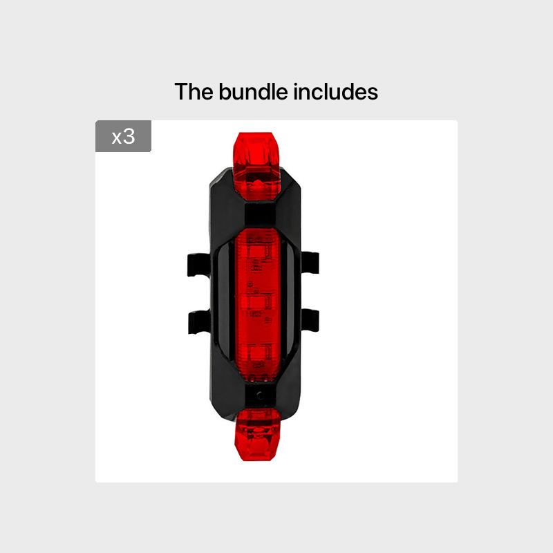 Luce Posteriore per Bicicletta a LED Ricaricabile USB – 4 Modalità di Lampeggio per Sicurezza e Visibilità, Fanale per MTB e Bici da Strada