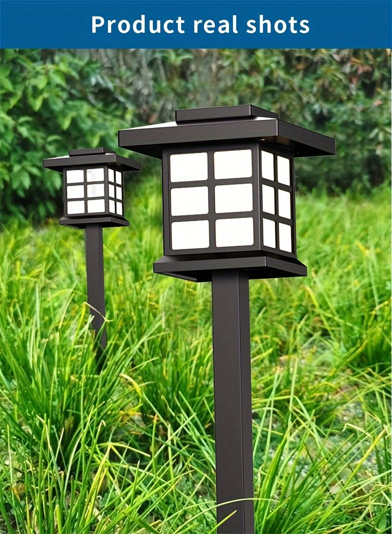 Solar Outdoor Path Lights – 24/12/6/2 Pack, Waterproof LED Landscape Lighting, 600mAh Long-Lasting Solar Garden Lights for Yard, Patio & Walkways