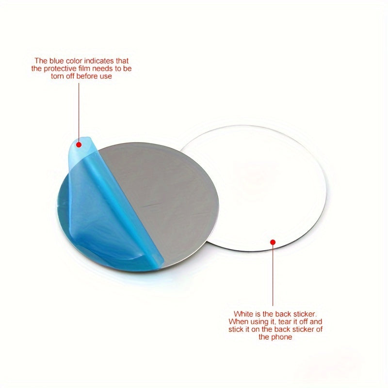 Suport magnetic rotund multifuncțional pentru telefon – auto, birou sau acasă