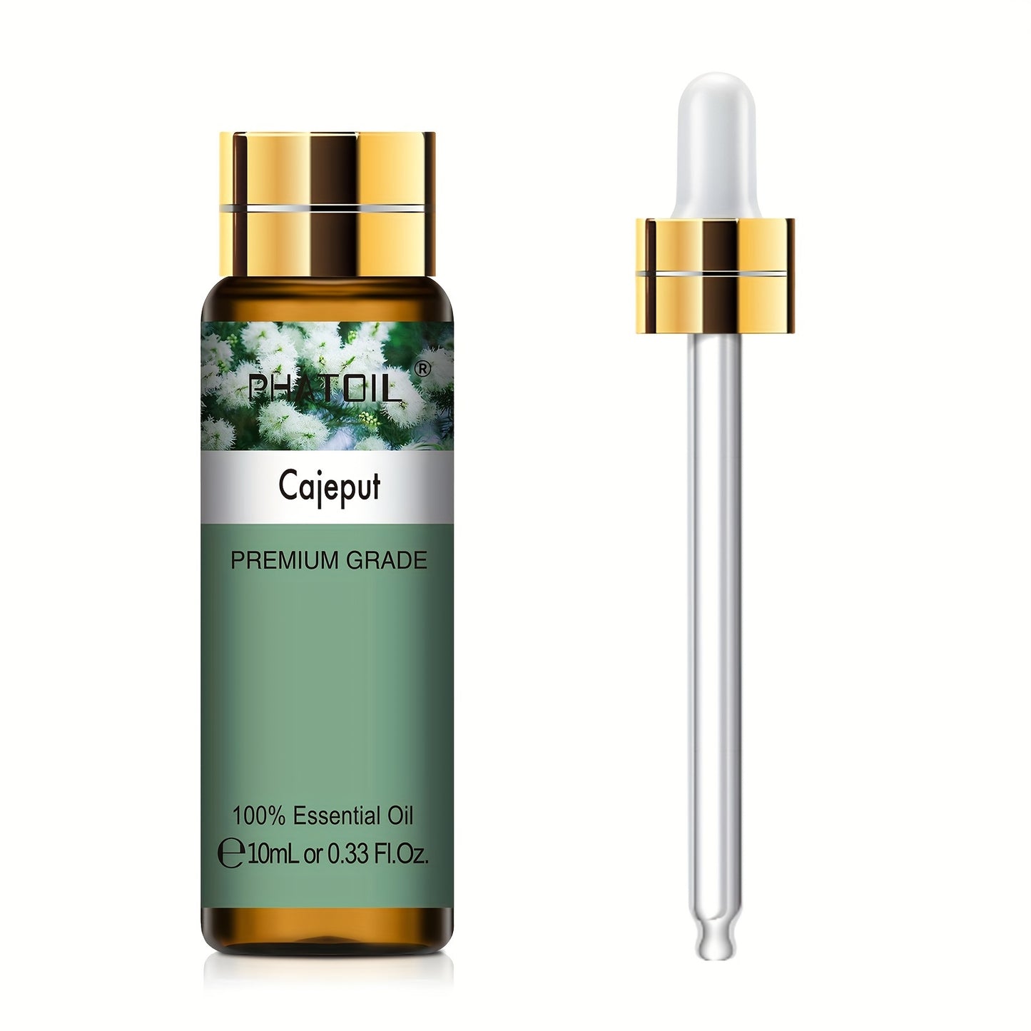 PHATOIL Olio Essenziale Puro 10ml – Aromaterapia, Rilassante e Rivitalizzante, Multiuso, Qualità Premium, Flacone Anti-UV a Prova di Perdite