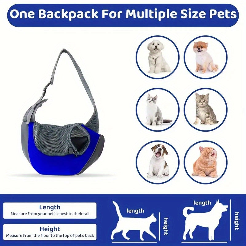Borsa a tracolla traspirante per cani – trasportino con spallacci regolabili, rosa & nero, comodo e sicuro per cani piccoli e medi ✅