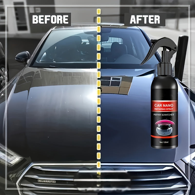 Spray Nano Ceramic Ultim – Protecție completă vopsea auto și tratament hidrofob pentru geamuri, impermeabil