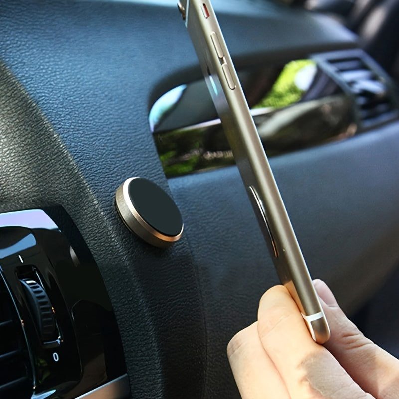 Suport magnetic rotund multifuncțional pentru telefon – auto, birou sau acasă