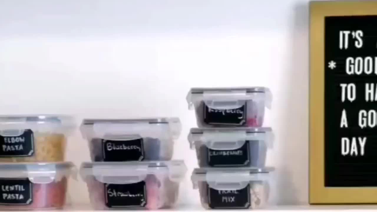 48-Piece Food Storage Container Set, Kitchen Organizers, Leakproof Meal Prep Containers, Local Warehouse - Airtight, BPA-Free, Easy-Snap Lids, Stackable. Includes 24 Lunch Containers, 24 Lids, Free Labels, and Marker for Pantry and...