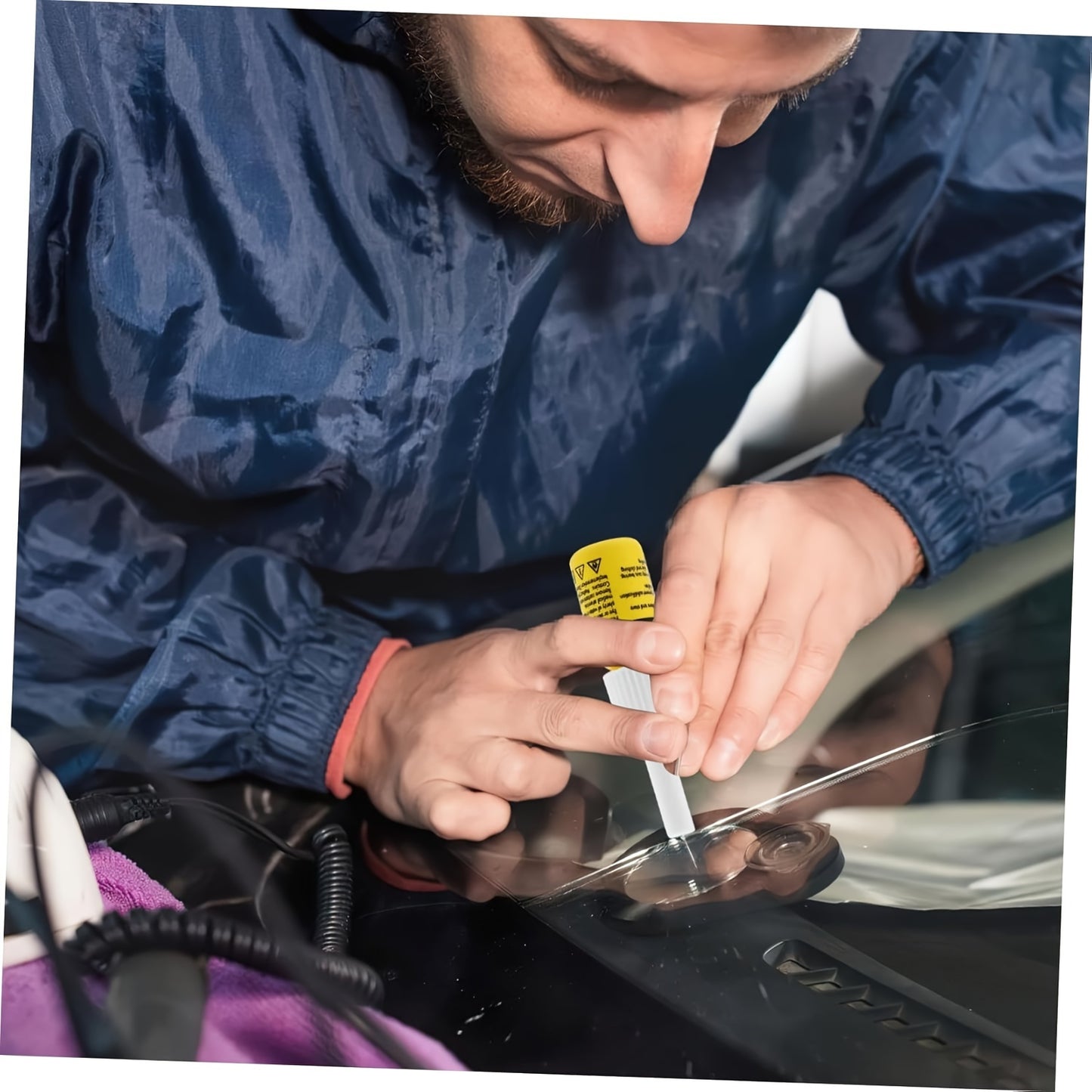 Sticlă auto pentru parbriz – reparare crăpături tip cioburi și stele, dispariție fisuri