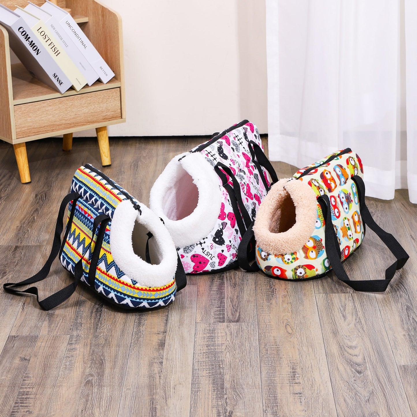 Borsa Trasportino per Gatti Lavabile e Portatile – Multi-Colore, Tracolla con Cerniera, Smontabile, Ideale per Gatti Piccoli e Medi
