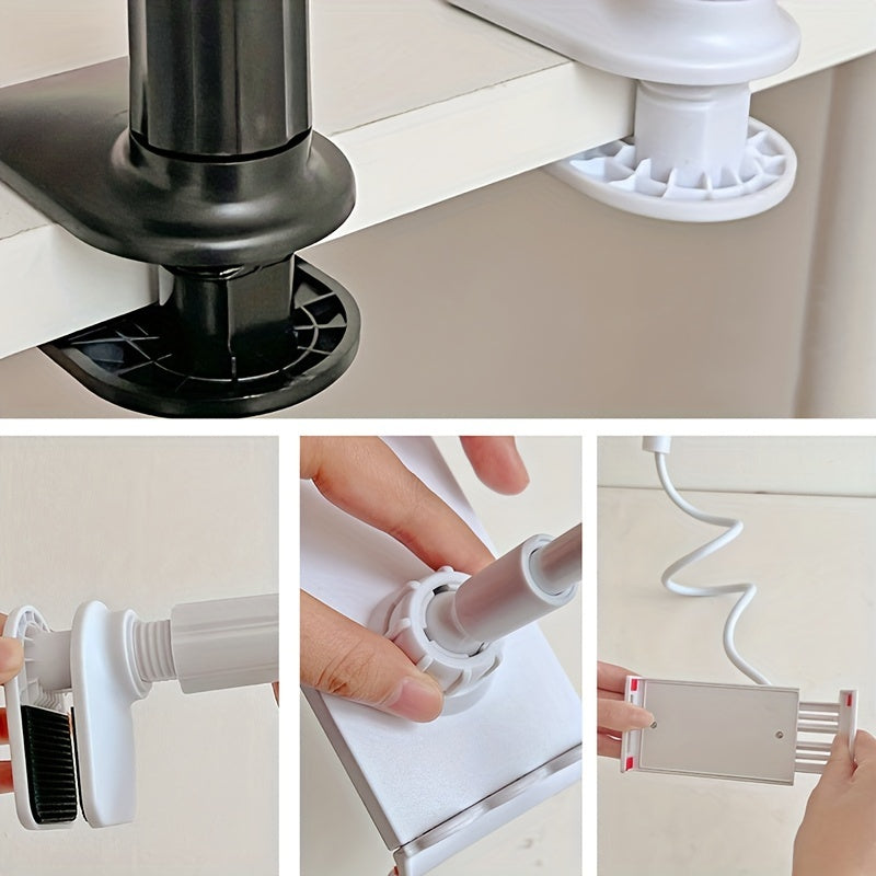 Supporto Girevole 360° per Tablet e Smartphone – Base a Spirale, Stand da Letto e Scrivania, Lazy Stand per Cellulari e Tablet