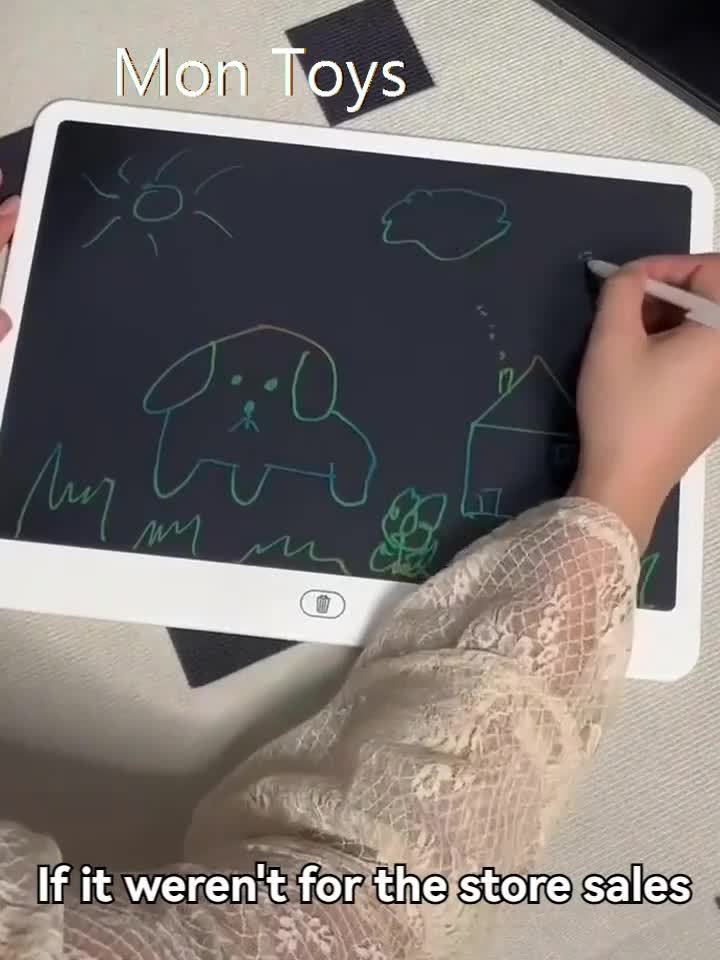 16-Inch Large LCD Writing Tablet – Erasable Electronic Drawing & Graffiti Board, Portable for Home, Office & School, Perfect Kids Toy & Gift for Boys & Girls, Easter & Children’s Day