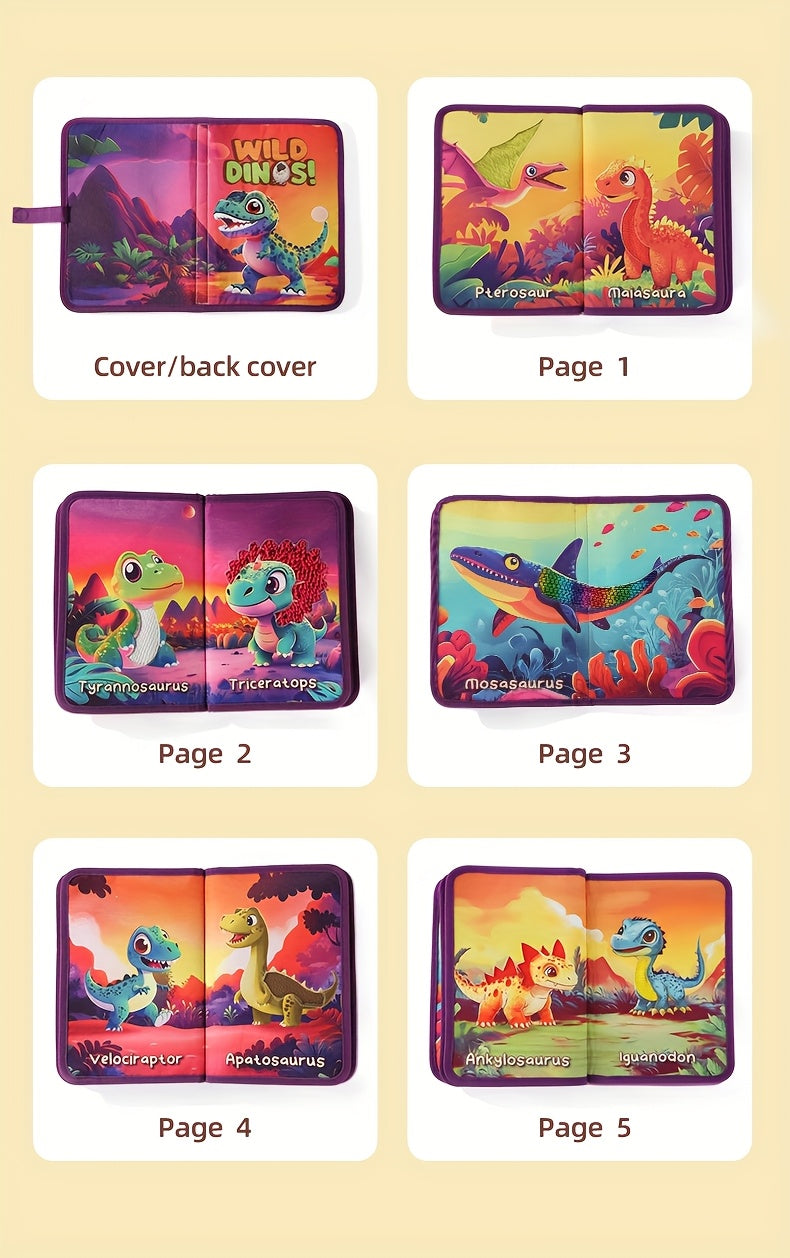 Libri Tattili per Bambini – Animali Interattivi per Sviluppo Sensoriale, Cognizione Animale e Puzzle, Regalo di Pasqua per Bambini e Bambine