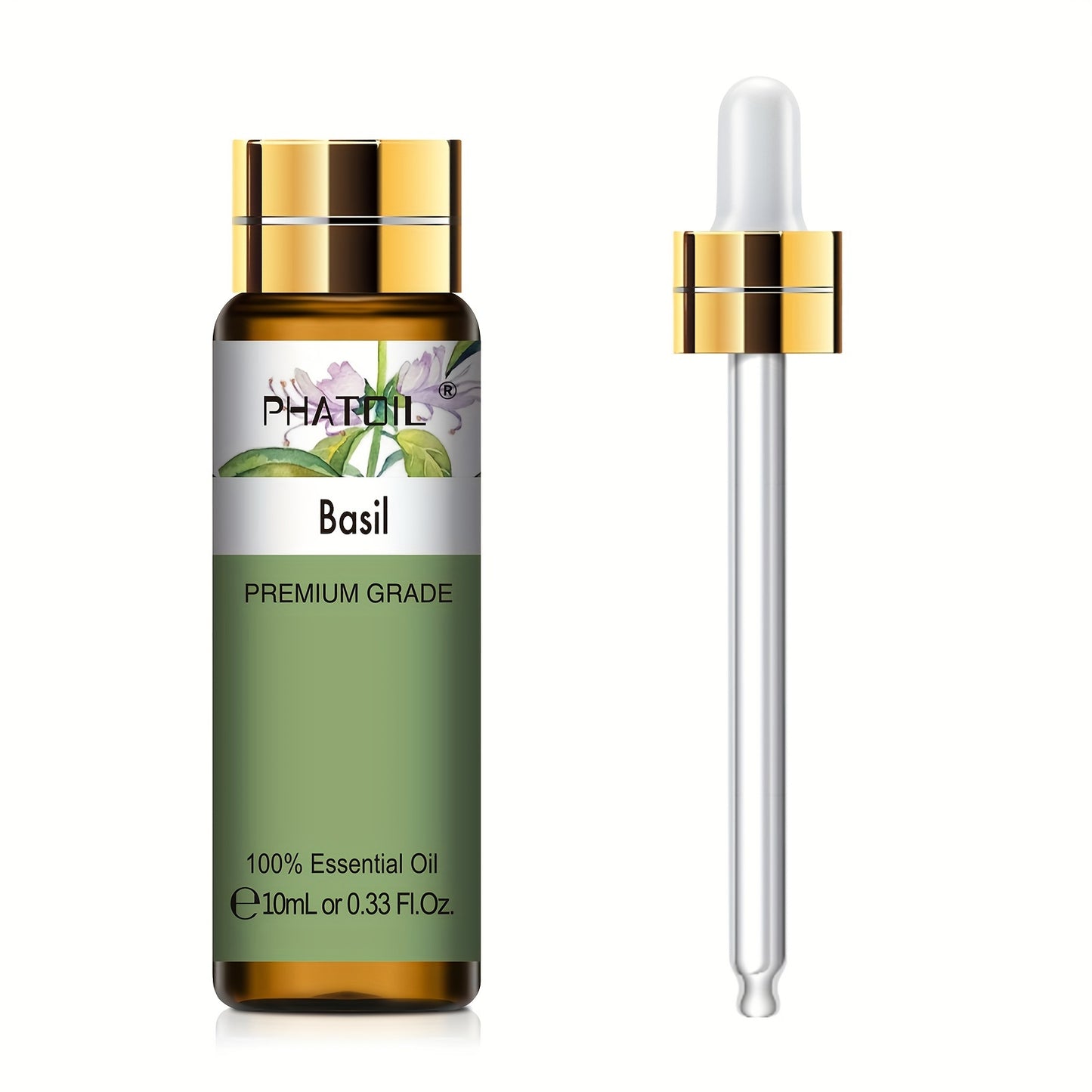 PHATOIL Olio Essenziale Puro 10ml – Aromaterapia, Rilassante e Rivitalizzante, Multiuso, Qualità Premium, Flacone Anti-UV a Prova di Perdite