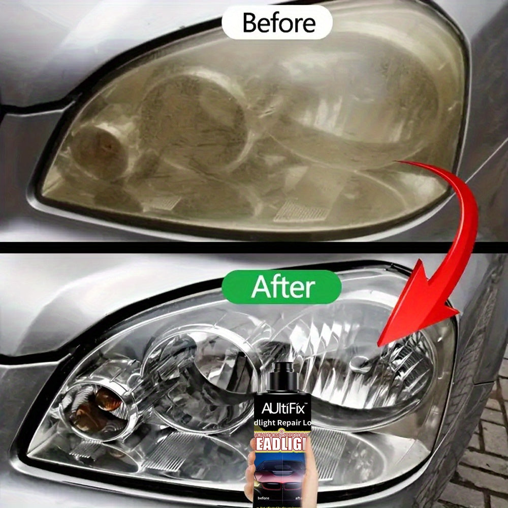 Cremă reparatoare faruri AUTO AULTIFIX 100ml – anti-oxidare și reparare zgârieturi, polish PVC, universal pentru întreținerea și îngrijirea farurilor auto