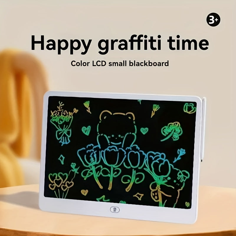 Tablet da Scrittura LCD 16" – Lavagna Elettronica Cancellabile, Tabelt Portatile per Disegno, Ragazzi e Adulti, Casa, Ufficio, Scuola, Regalo Ideale, Materiale PVC Bianco
