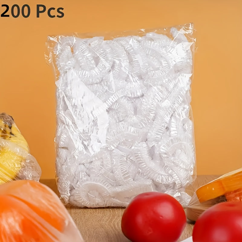 100 buc folie alimentară de unică folosință, extensibilă pentru boluri, farfurii, fructe și legume – folie transparentă pentru păstrarea prospețimii, anti-praf
