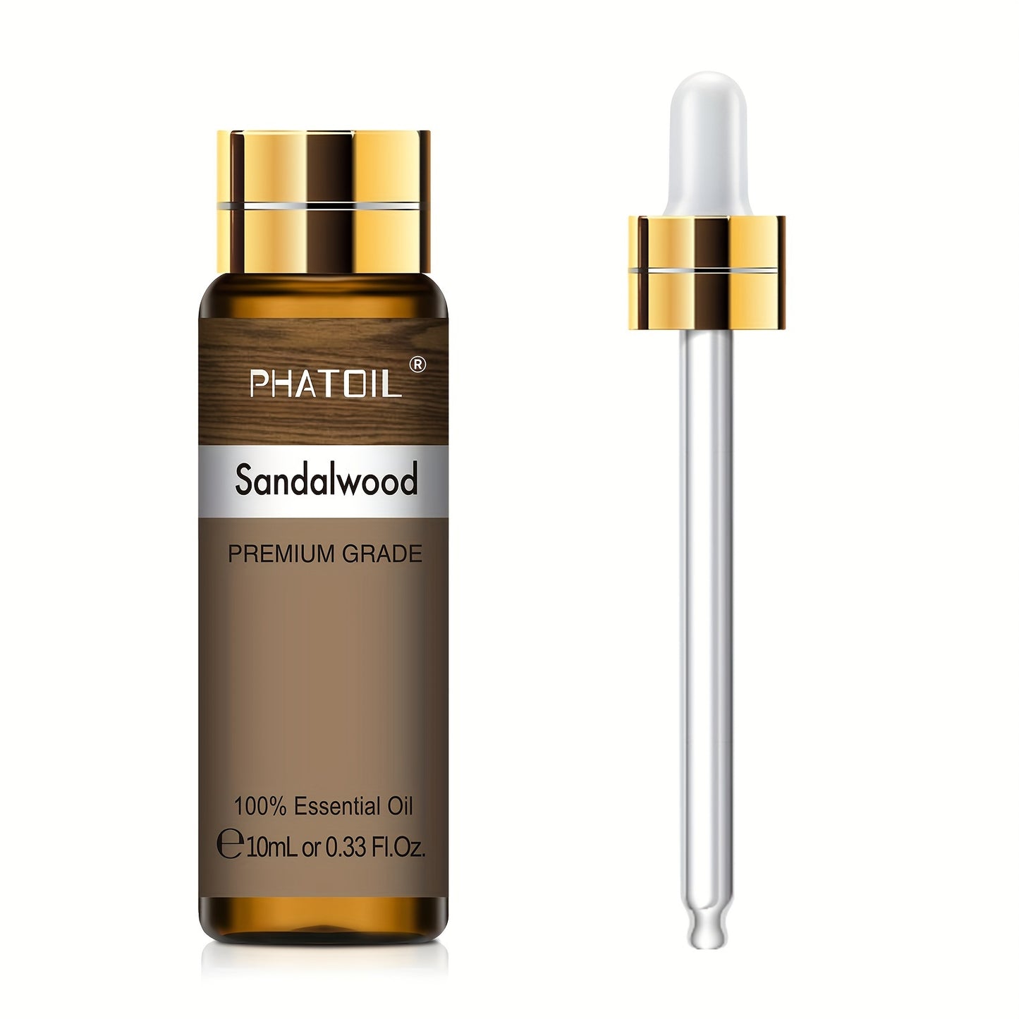 PHATOIL Olio Essenziale Puro 10ml – Aromaterapia, Rilassante e Rivitalizzante, Multiuso, Qualità Premium, Flacone Anti-UV a Prova di Perdite