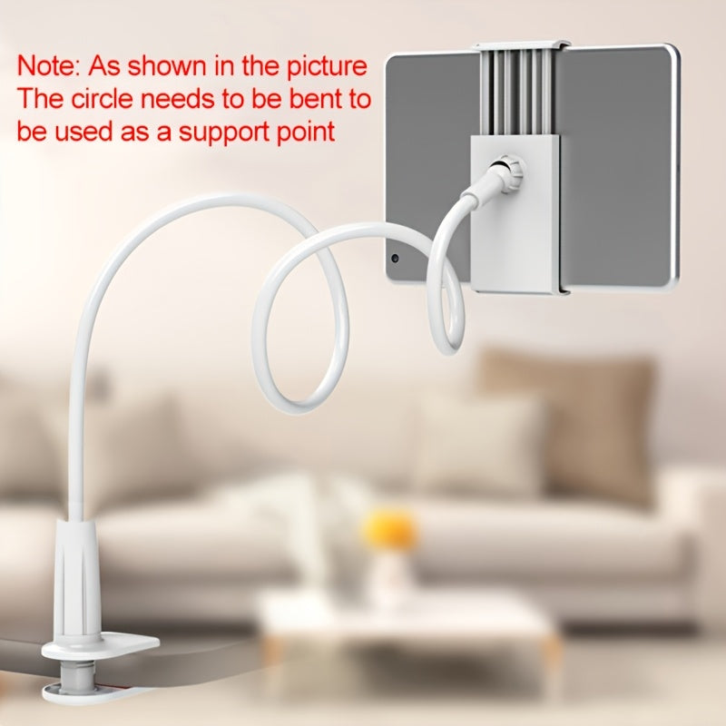 Supporto Girevole 360° per Tablet e Smartphone – Base a Spirale, Stand da Letto e Scrivania, Lazy Stand per Cellulari e Tablet