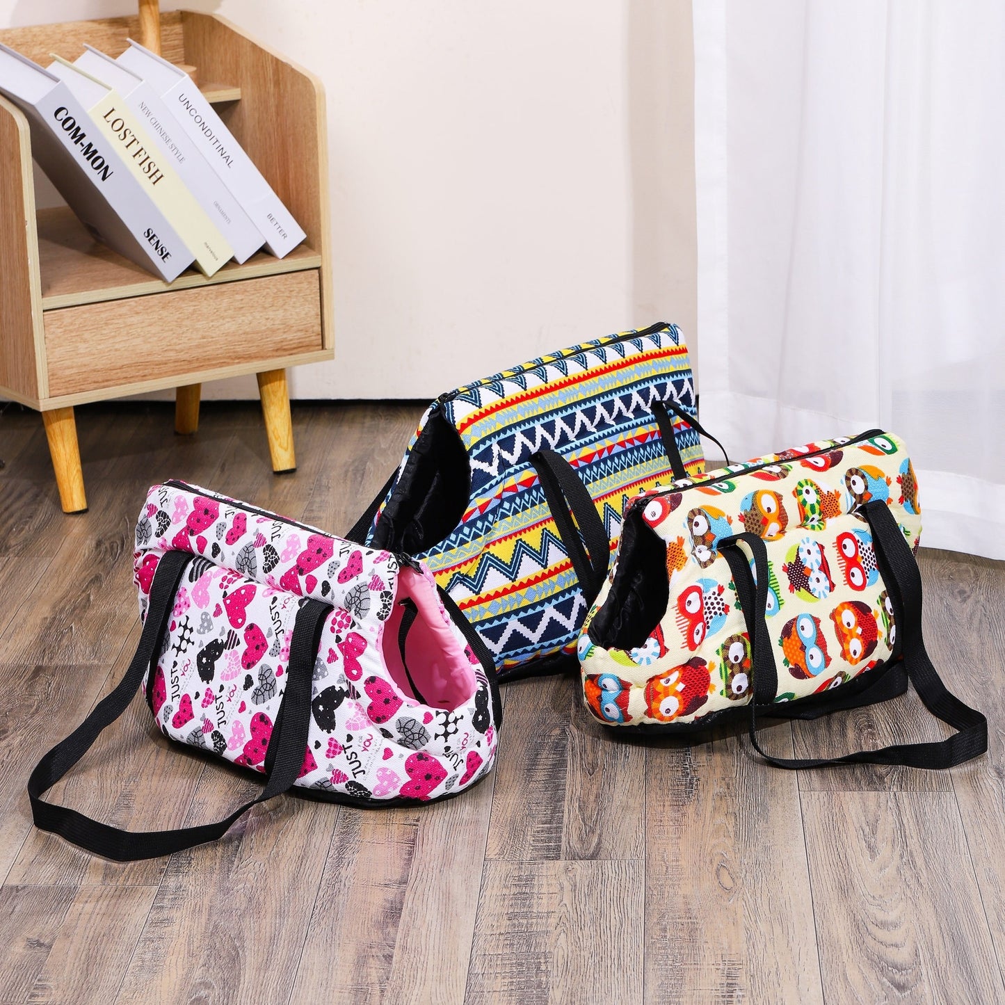 Borsa Trasportino per Gatti Lavabile e Portatile – Multi-Colore, Tracolla con Cerniera, Smontabile, Ideale per Gatti Piccoli e Medi