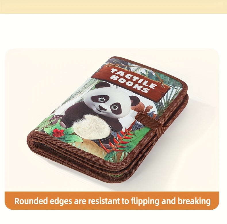 Libri Tattili per Bambini – Animali Interattivi per Sviluppo Sensoriale, Cognizione Animale e Puzzle, Regalo di Pasqua per Bambini e Bambine