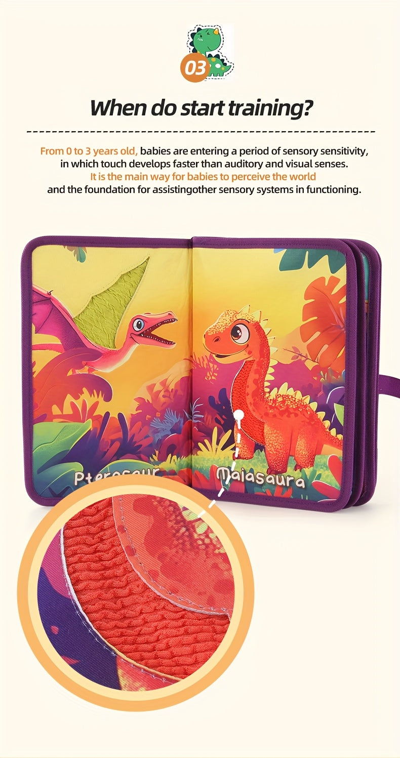 Libri Tattili per Bambini – Animali Interattivi per Sviluppo Sensoriale, Cognizione Animale e Puzzle, Regalo di Pasqua per Bambini e Bambine