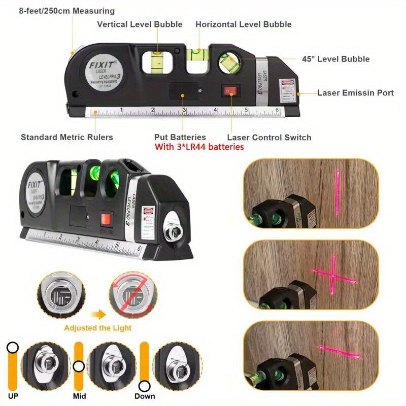Livella Laser Multi-uso: Precisione Professionale per Tutti i Progetti!