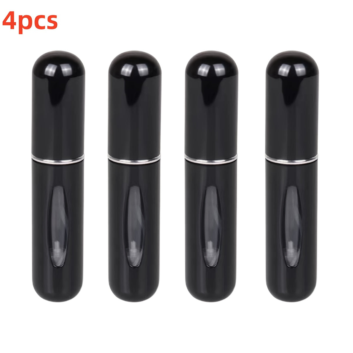 Mini Atomizzatore Profumo Portatile Ricaricabile – Flacone Spray in Alluminio per Viaggio, Multi-Colore, Senza Profumo, Design Compatto