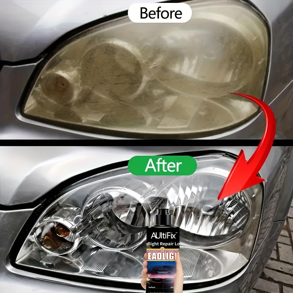 Cremă reparatoare faruri AUTO AULTIFIX 100ml – anti-oxidare și reparare zgârieturi, polish PVC, universal pentru întreținerea și îngrijirea farurilor auto