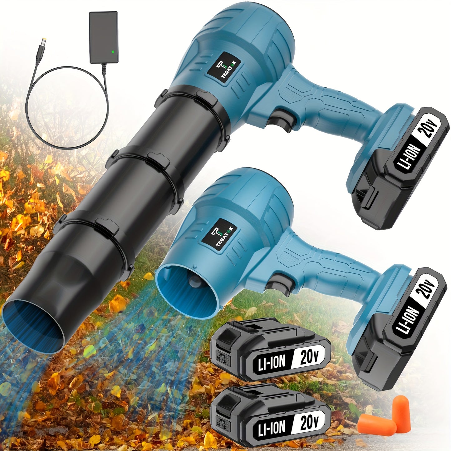 Turbo Jet Blower, 220000RPM Electric Cordless Leaf Blower, 20V 2.0/4.0AH Battery Jet Dry Blower, High Pressure Air Blower, Jet Blower Car Dryer, Hand Held Snow Blower, Home Outdoor, Blowing Leaves And Dust, Birthday Or Holiday Gift