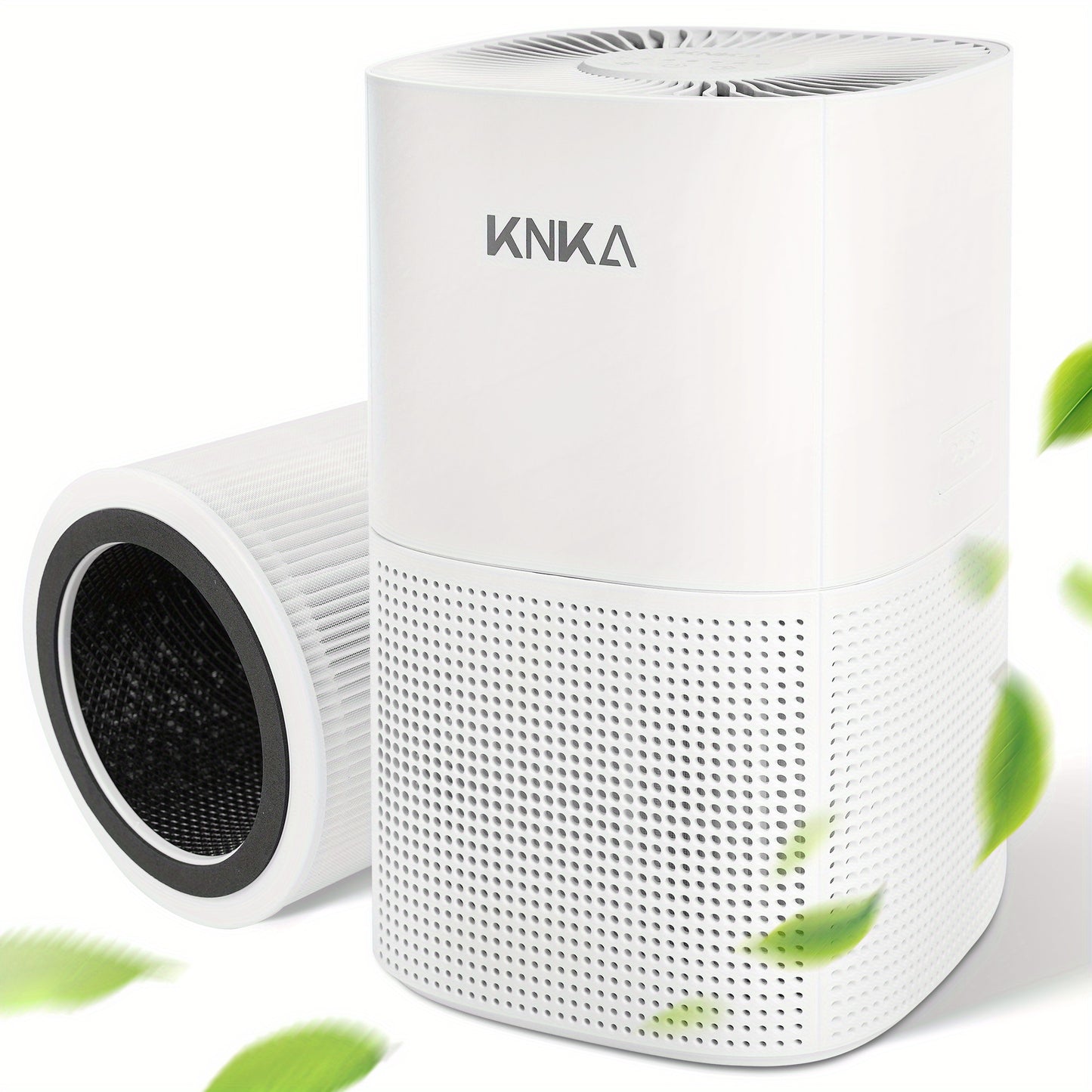 Purificatore d’Aria HEPA per Casa e Camera da Letto – Progettato per Pelo di Animali, Polvere, Fumo, Polline e Odori, Certificato Energy Star, Silenzioso, Copertura fino a 55 m², Ingresso/Uscita Aria 360°, Modalità Notte