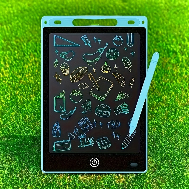 Tablet da Scrittura LCD 21,59 cm con Schermo Colorato e Stilo – Gioco Educativo, Batteria Inclusa, Strumento Interattivo di Apprendimento, Design Divertente e Resistente
