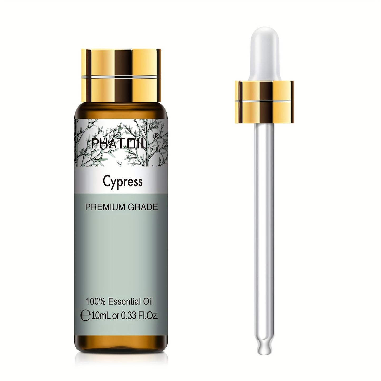 PHATOIL Olio Essenziale Puro 10ml – Aromaterapia, Rilassante e Rivitalizzante, Multiuso, Qualità Premium, Flacone Anti-UV a Prova di Perdite