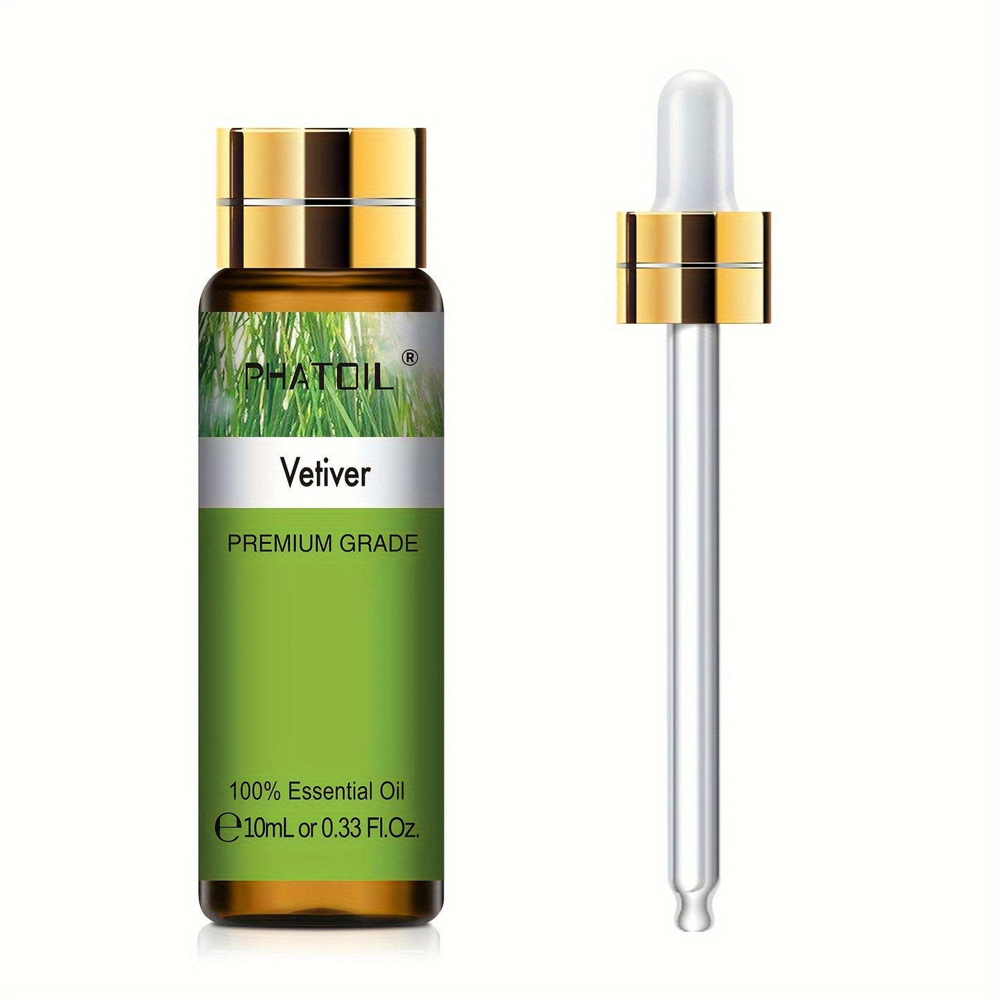 PHATOIL Olio Essenziale Puro 10ml – Aromaterapia, Rilassante e Rivitalizzante, Multiuso, Qualità Premium, Flacone Anti-UV a Prova di Perdite