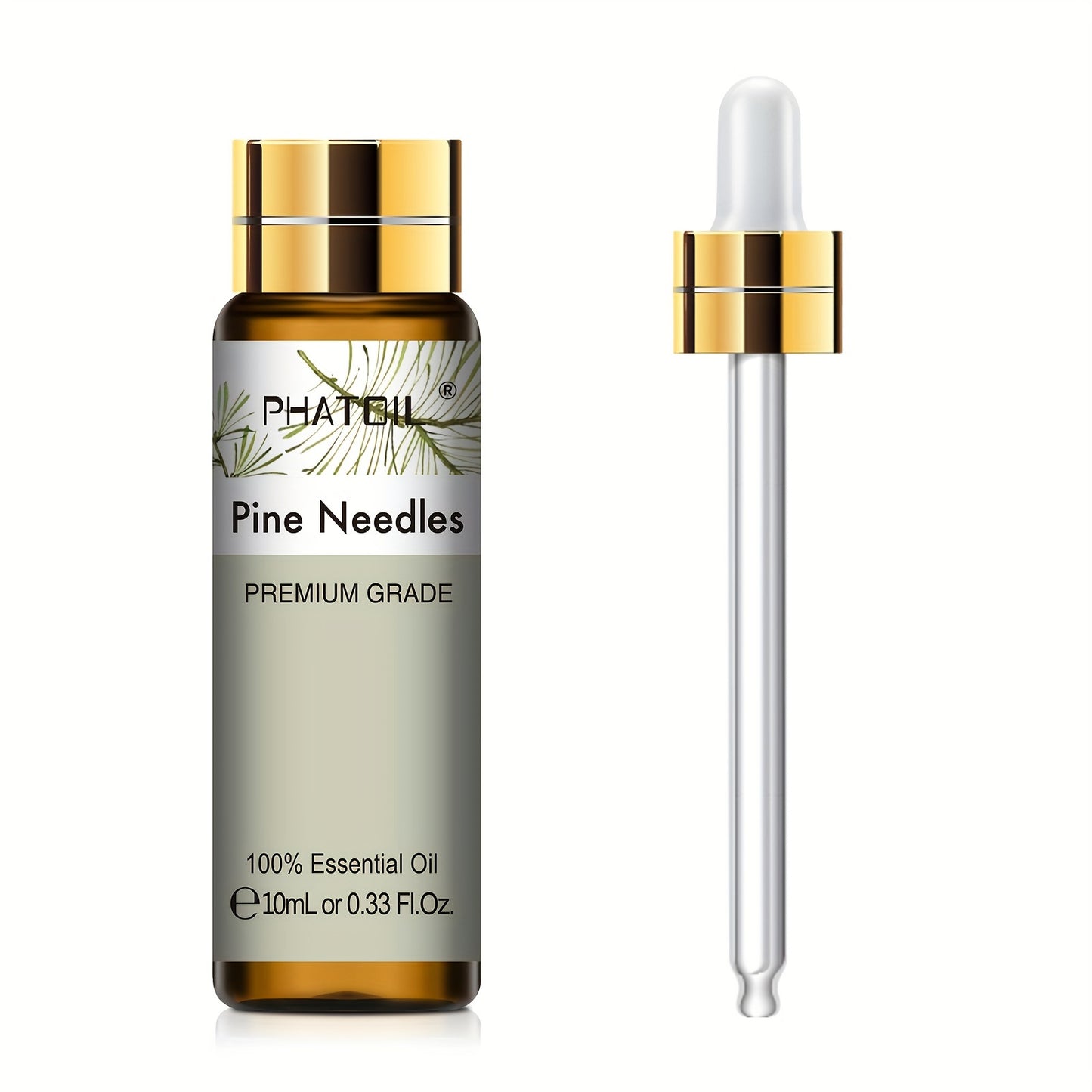 PHATOIL Olio Essenziale Puro 10ml – Aromaterapia, Rilassante e Rivitalizzante, Multiuso, Qualità Premium, Flacone Anti-UV a Prova di Perdite