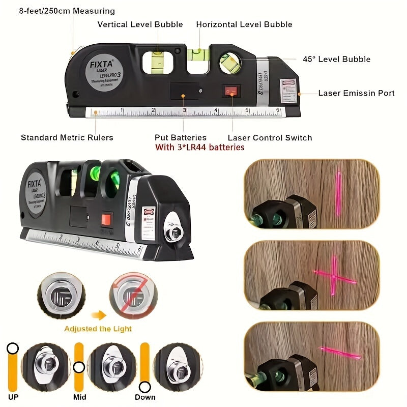 Livella Laser Multi-uso: Precisione Professionale per Tutti i Progetti!