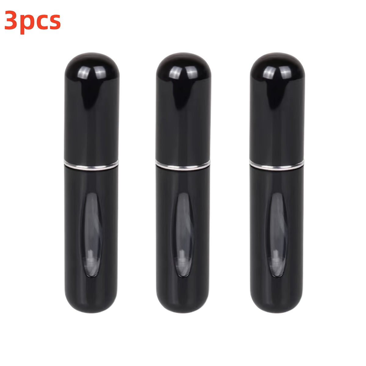 Mini Atomizzatore Profumo Portatile Ricaricabile – Flacone Spray in Alluminio per Viaggio, Multi-Colore, Senza Profumo, Design Compatto