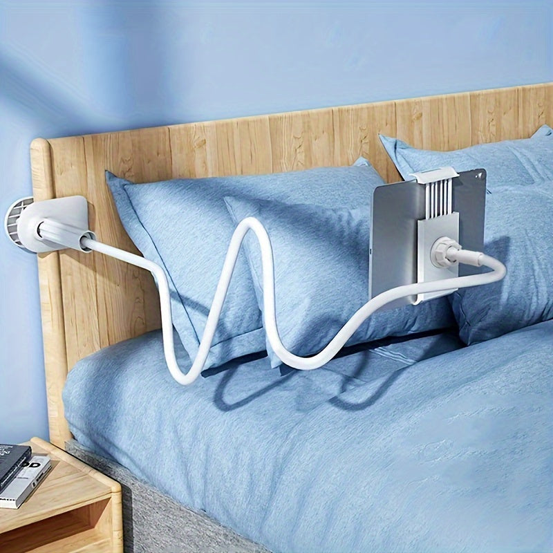 Supporto Girevole 360° per Tablet e Smartphone – Base a Spirale, Stand da Letto e Scrivania, Lazy Stand per Cellulari e Tablet