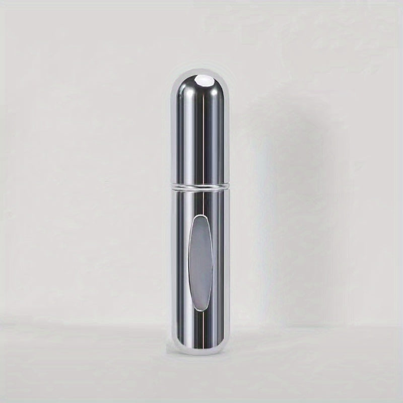 Mini Atomizzatore Profumo Portatile Ricaricabile – Flacone Spray in Alluminio per Viaggio, Multi-Colore, Senza Profumo, Design Compatto