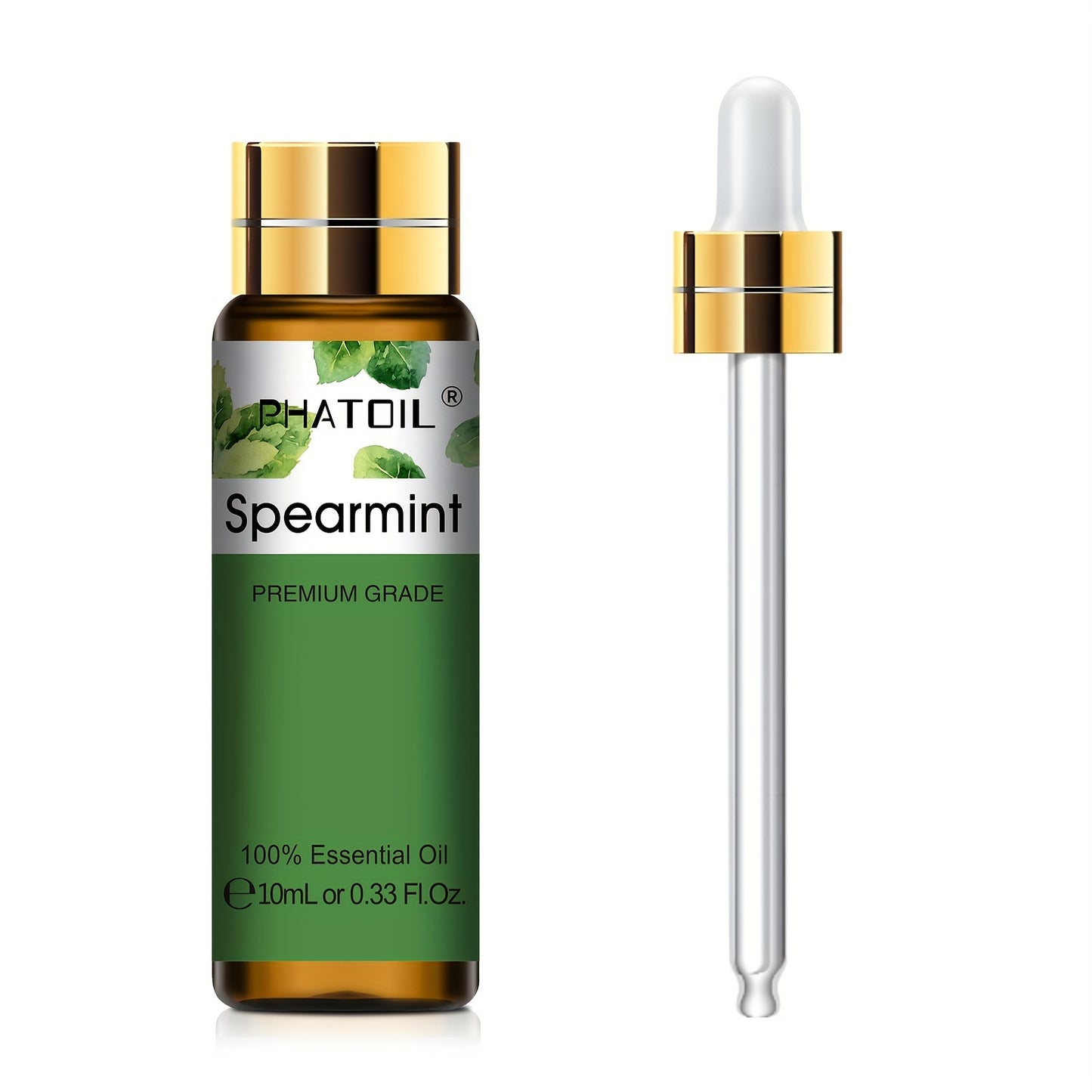 PHATOIL Olio Essenziale Puro 10ml – Aromaterapia, Rilassante e Rivitalizzante, Multiuso, Qualità Premium, Flacone Anti-UV a Prova di Perdite