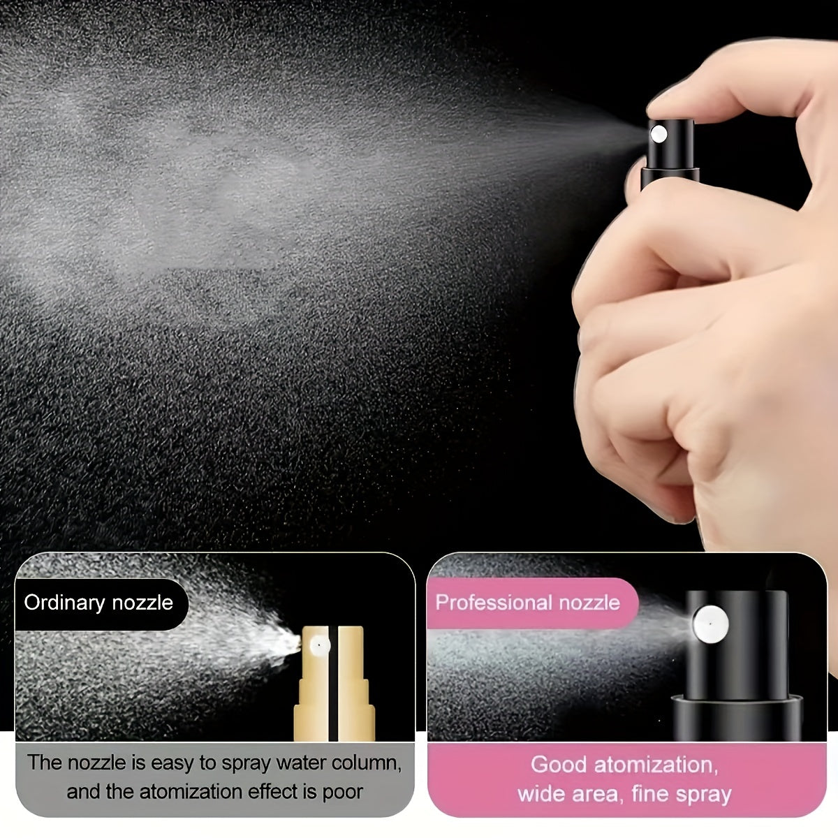Mini Atomizzatore Profumo Portatile Ricaricabile – Flacone Spray in Alluminio per Viaggio, Multi-Colore, Senza Profumo, Design Compatto