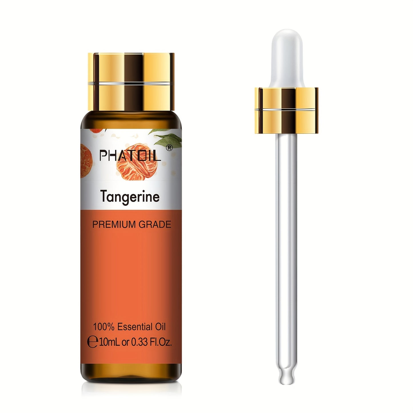 PHATOIL Olio Essenziale Puro 10ml – Aromaterapia, Rilassante e Rivitalizzante, Multiuso, Qualità Premium, Flacone Anti-UV a Prova di Perdite