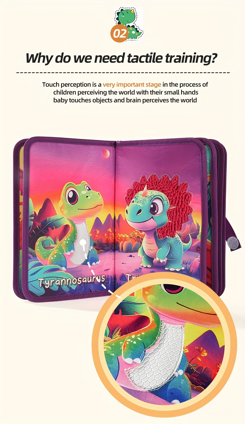 Libri Tattili per Bambini – Animali Interattivi per Sviluppo Sensoriale, Cognizione Animale e Puzzle, Regalo di Pasqua per Bambini e Bambine