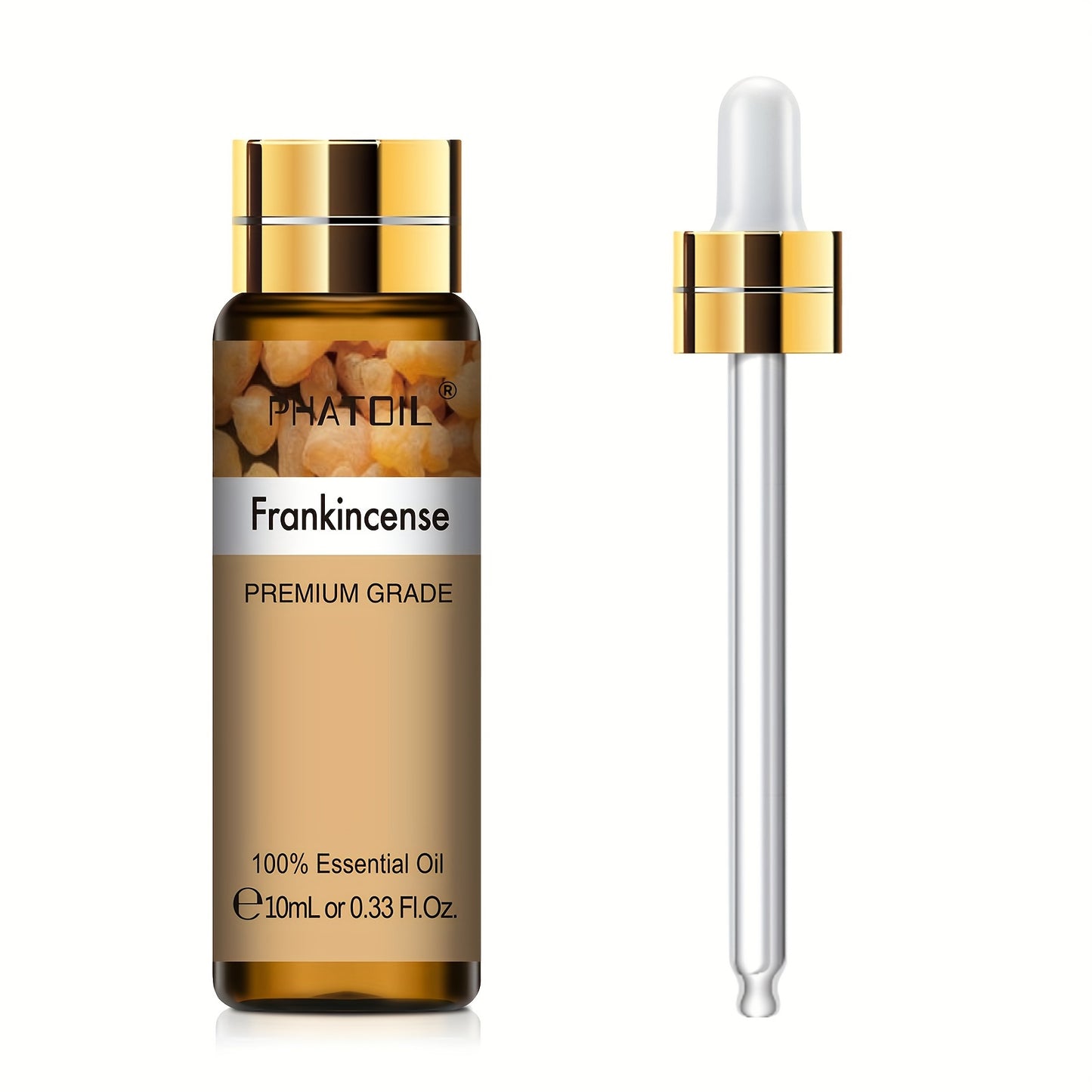 PHATOIL Olio Essenziale Puro 10ml – Aromaterapia, Rilassante e Rivitalizzante, Multiuso, Qualità Premium, Flacone Anti-UV a Prova di Perdite