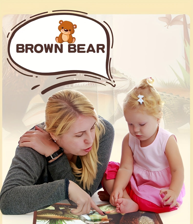 Libri Tattili per Bambini – Animali Interattivi per Sviluppo Sensoriale, Cognizione Animale e Puzzle, Regalo di Pasqua per Bambini e Bambine